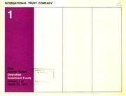 International Trust Company. Interim Report. 1977-3-31 1977 cover