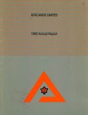 Acklands Limited 1983 cover