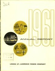 Lower St. Lawrence Power Company 1961 cover