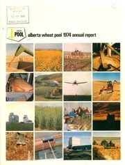 Alberta Wheat Pool 1974 cover