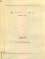 Dominion Malting Company Limited 1950 cover
