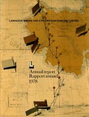 Labrador Mining and Exploration Company Limited 1978 cover