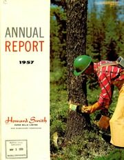Howard Smith Paper Mills Limited 1957 cover