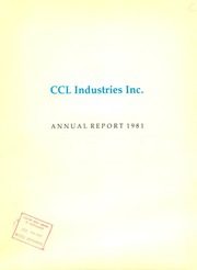 CCL Industries Inc 1981 cover