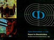 Dylex Diversified Limited 1969 cover