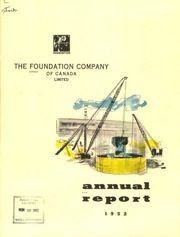 Foundation Company of Canada Limited 1952 cover