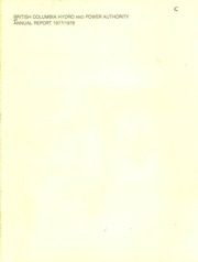 British Columbia Hydro & Power Authority 1978 cover