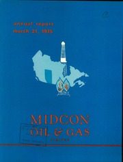 Midcon Oil & Gas Limited 1975 cover