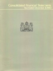 Crown Life Insurance Co. (Toronto, Canada). Financials. 1980-12-31 1980 cover