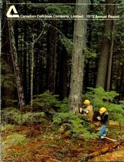 Canadian Cellulose Company, Limited 1979 cover