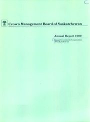 Crown Management Board of Saskatchewan 1989 cover