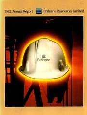 Bralorne Resources Limited 1982 cover