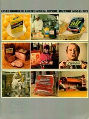 Lever Brothers Limited 1972 cover