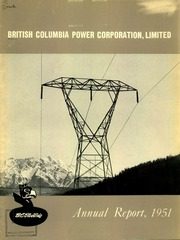 British Columbia Power Corporation Limited 1951 cover