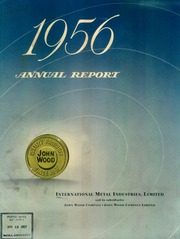 International Metal Industries Limited 1956 cover