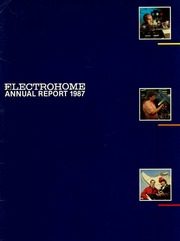 Electrohome Limited 1987 cover