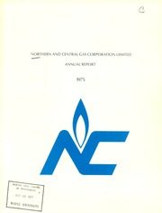 Northern and Central Gas Company Limited 1975 cover