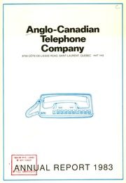 Anglo-Canadian Telephone Company 1983 cover