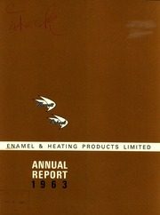 Enamel & Heating Products Limited 1963 cover