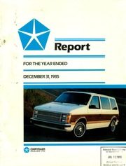 Chrysler 1985 cover