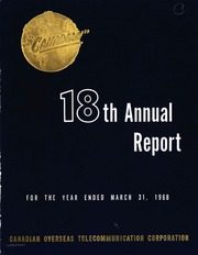 Canadian Overseas Telecommunication Corp 1968 cover