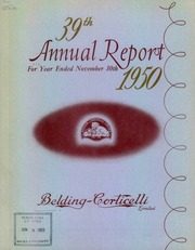Belding Corticelli Ltd 1950 cover