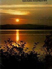 Hydro-Quebec 1973 cover