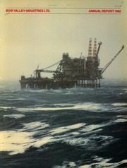 Bow Valley Industries Limited 1982 cover