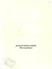 Bankeno Mines Limited 1984 cover
