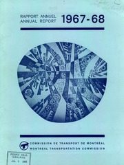 Montreal Transportation Commission 1968 cover