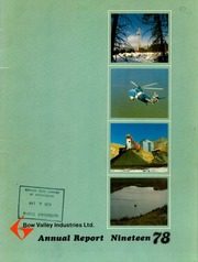 Bow Valley Industries Limited 1978 cover