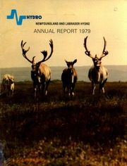 Newfoundland & Labrador Hydro 1979 cover