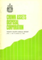 Crown Assets Disposal Corporation 1968 cover