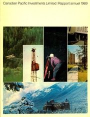 Canadian Pacific Investments Limited 1969 cover