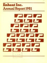 Enheat Inc 1981 cover