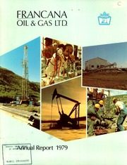 Francana Oil & Gas Ltd 1979 cover