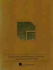 Canada Permanent Mortgage Corp 1980 cover