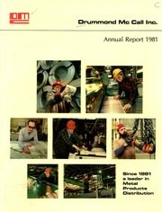 Drummond McCall Inc 1981 cover