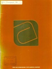 AGF Management Ltd 1978 cover