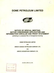 Dome Petroleum Limited. Financials. 1987-12-31 1987 cover
