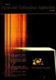 Financial Collection Agencies 1977 cover