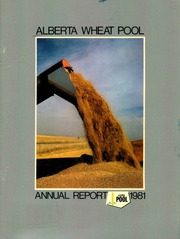 Alberta Wheat Pool 1981 cover