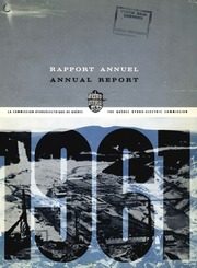 Quebec Hydro-Electric Commission 1961 cover