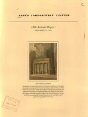 Argus Corp. Ltd 1983 cover