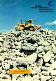 Finning Tractor & Equipment Company Limited 1983 cover