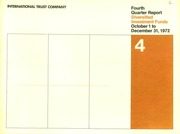 International Trust Company. Interim Report. 1972-12-31 1972 cover
