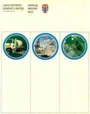 Lake Ontario Cement Limited 1972 cover