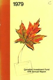 Canadian Investment Fund, Ltd 1979 cover