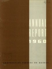 Coopérative fédérée de Québec 1960 cover
