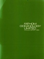 Fathom Oceanology Limited 1982 cover